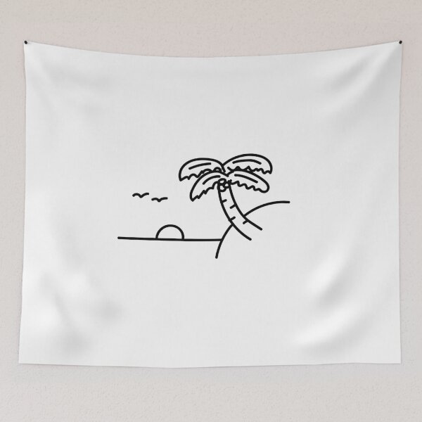 Item preview, Beach scene drawing designed and sold by dvdnds.