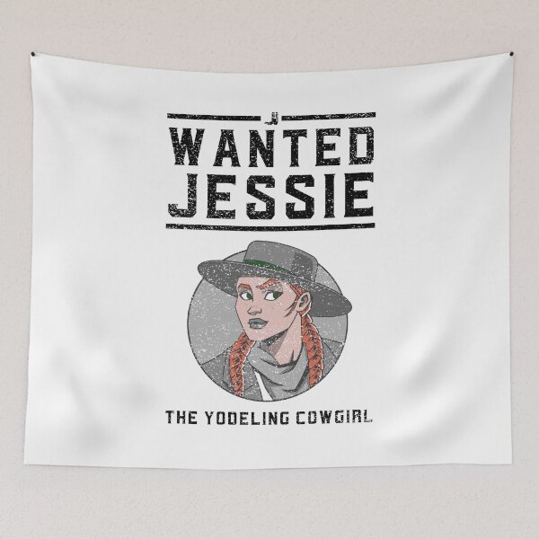 Item preview, Wanted Jessie the Yodeling Cowgirl designed and sold by QuirkyKingdom.