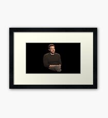 Sad Affleck Framed Print