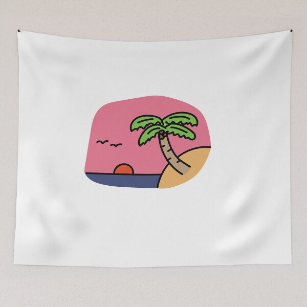 Item preview, Beach Scene Colored designed and sold by dvdnds.