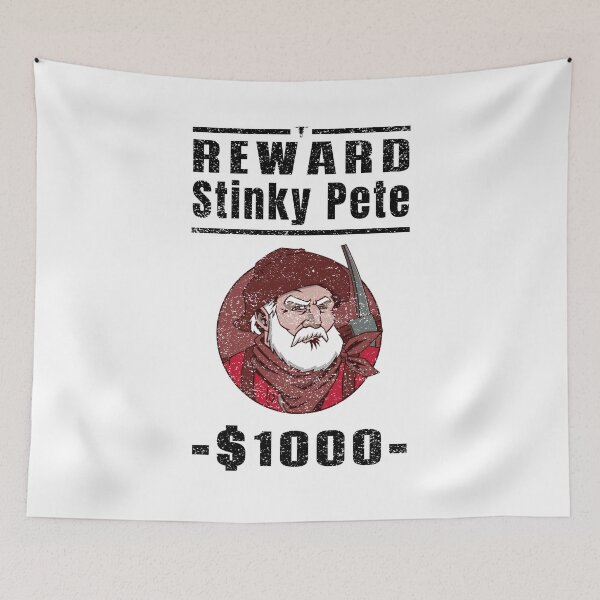 Item preview, Wanted Stinky Pete The Prospector designed and sold by QuirkyKingdom.