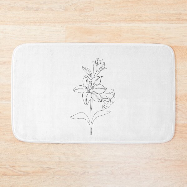 Item preview, Lily Line Art Illustration designed and sold by StudioMinaar.