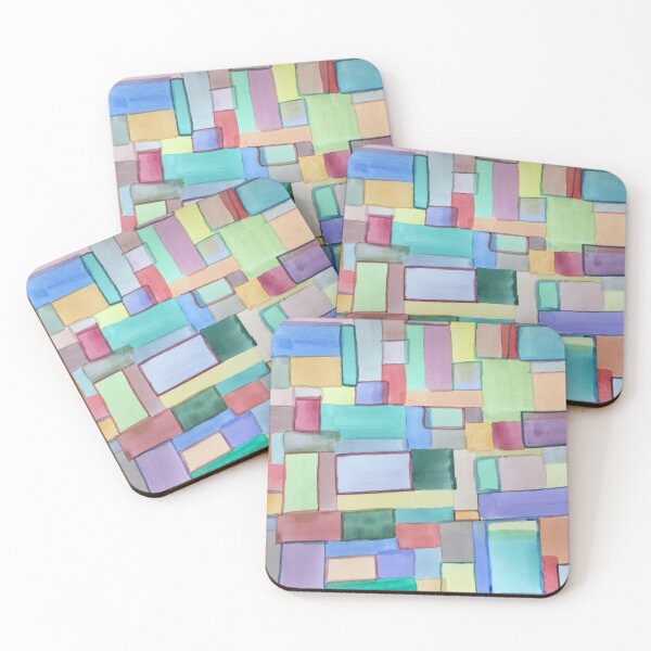 Item preview, Abstract Squares designed and sold by Neon-Sierra.