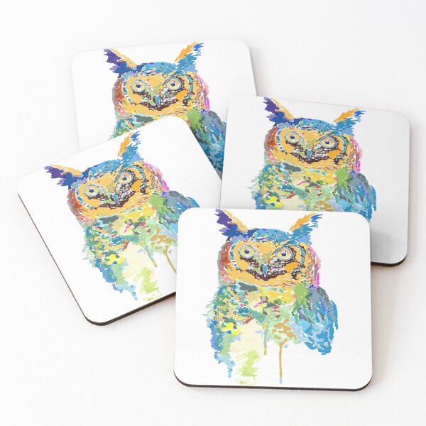 Item preview, Colorful owl designed and sold by ArtDesignsbyK.