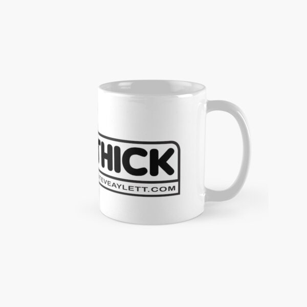 Hyperthick comic logo Steve Aylett Classic Mug