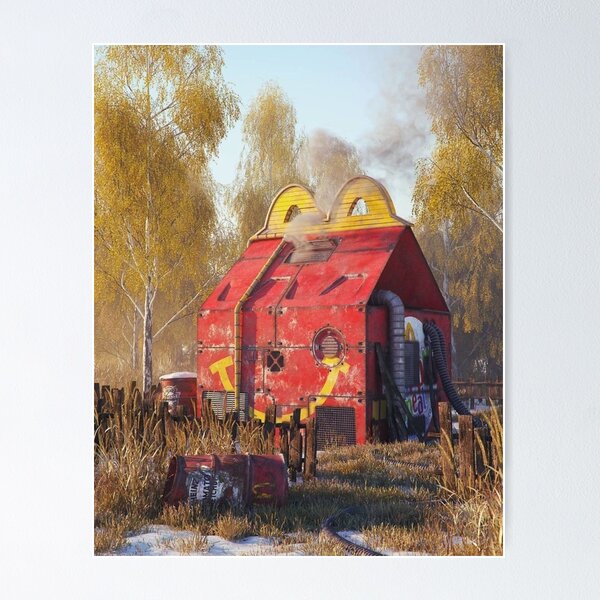 Item preview, Happy meal post apocalyptic house designed and sold by hriundelj.