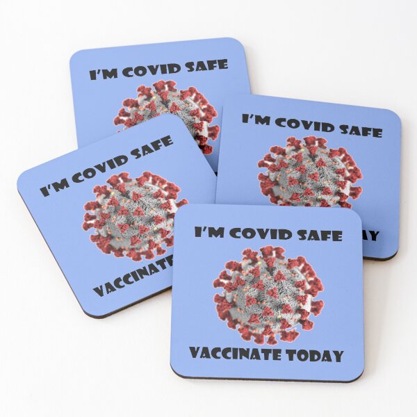 Item preview, I'm Covid Safe designed and sold by Lawrence Baird.