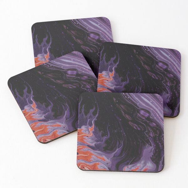 Item preview, Purple & Orange Marble designed and sold by Studio MaC.