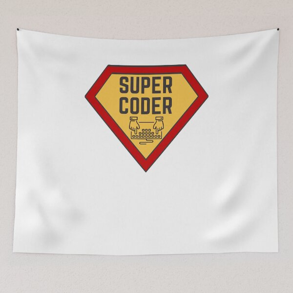 Item preview, super coder, gift for him, gift for her, gift for programer,developer,coder designed and sold by DevDn.