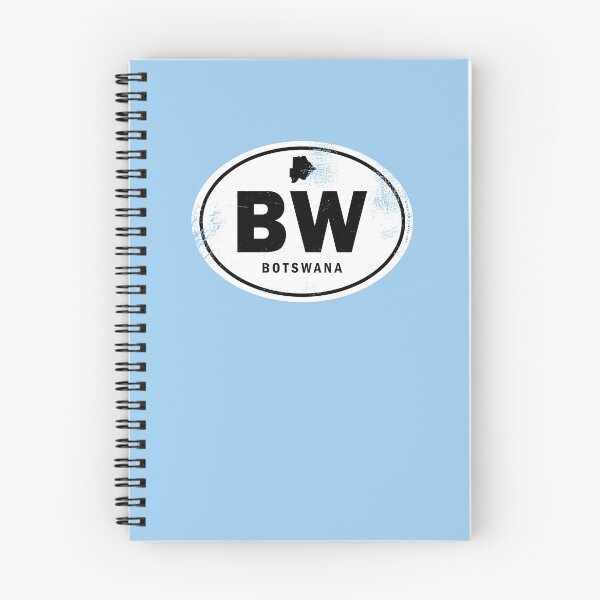 Item preview, Distressed Botswana Country Code designed and sold by CustomTravelArt.