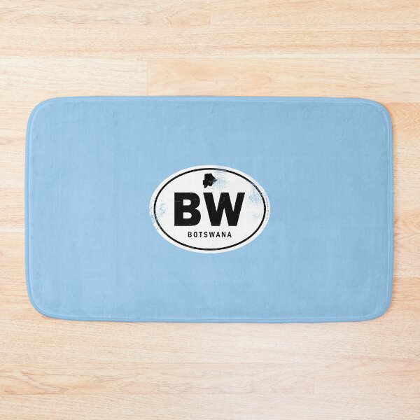 Item preview, Distressed Botswana Country Code designed and sold by CustomTravelArt.