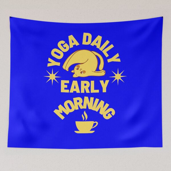 Item preview, Yoga Daily Early Morning designed and sold by HappinessWorld.