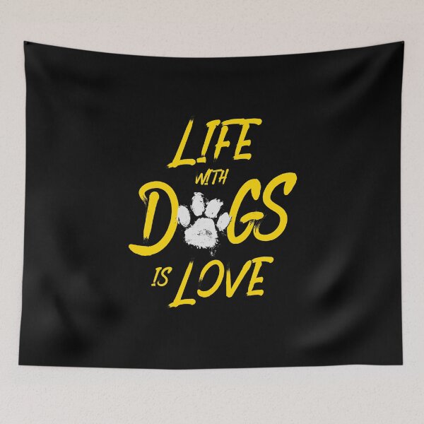 Item preview, Life with Dogs is Love designed and sold by Christian Sales.