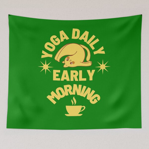 Item preview, Yoga Daily Early Morning designed and sold by HappinessWorld.