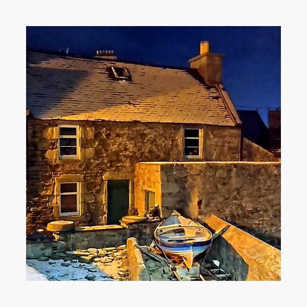 Shetland Lodberrie in winter Photographic Print