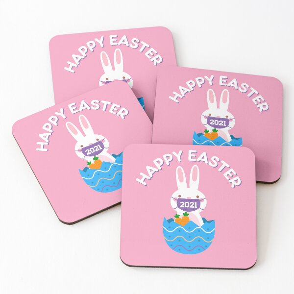 Item preview, Masked Bunny Happy Easter Egg 2021 Funny Rabbit Mask Kawaii designed and sold by gkao.