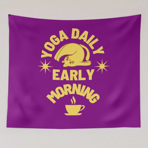Item preview, Yoga Daily Early Morning designed and sold by HappinessWorld.