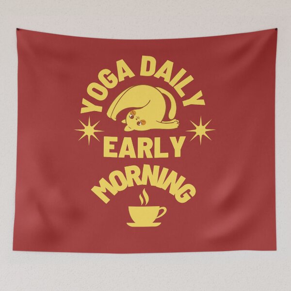 Item preview, Yoga Daily Early Morning designed and sold by HappinessWorld.