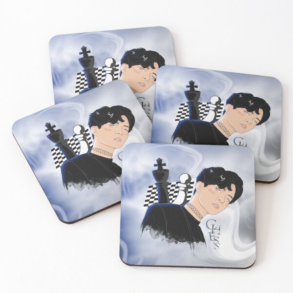 Item preview, VICTON Subin "Chess" illustration, drawing, kpop fanart designed and sold by TheHoodSheep.