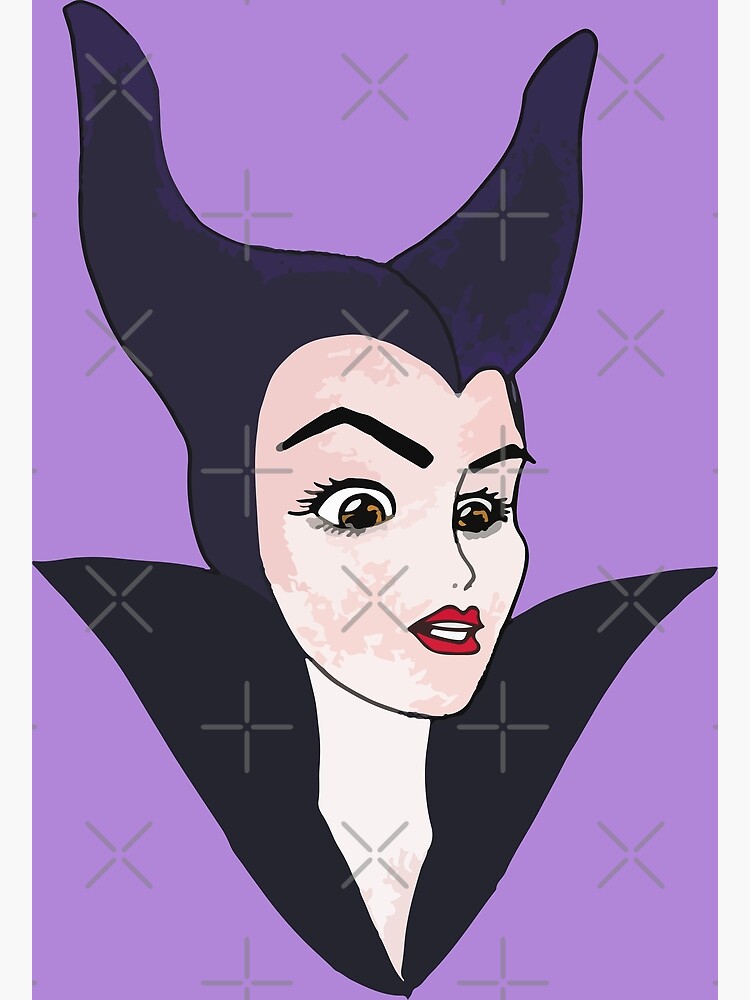 Download Maleficent Cartoon Art Wallpaper | Wallpapers.com