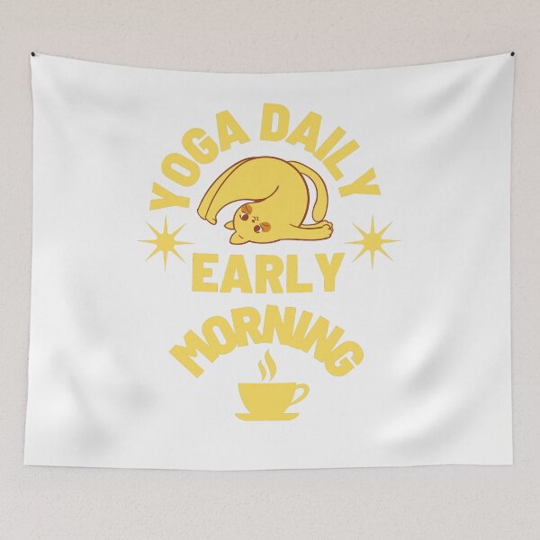 Item preview, Yoga Daily Early Morning designed and sold by HappinessWorld.
