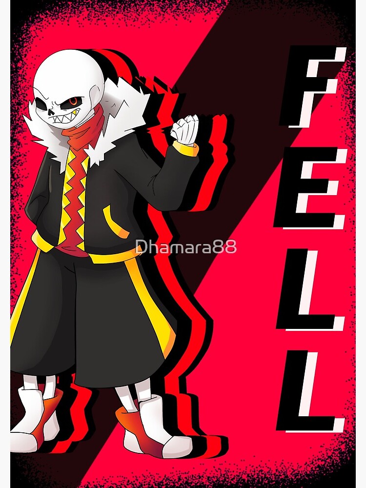 Underfell bitty sans  Spiral Notebook for Sale by Kawaizem