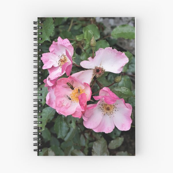Item preview, Bee on Pink Flower designed and sold by PowderLanePress.