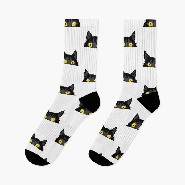 Item preview, Black Cat Yellow Eyes T-Shirt Cats Tee Shirt Gifts designed and sold by TheFlipRepublic.