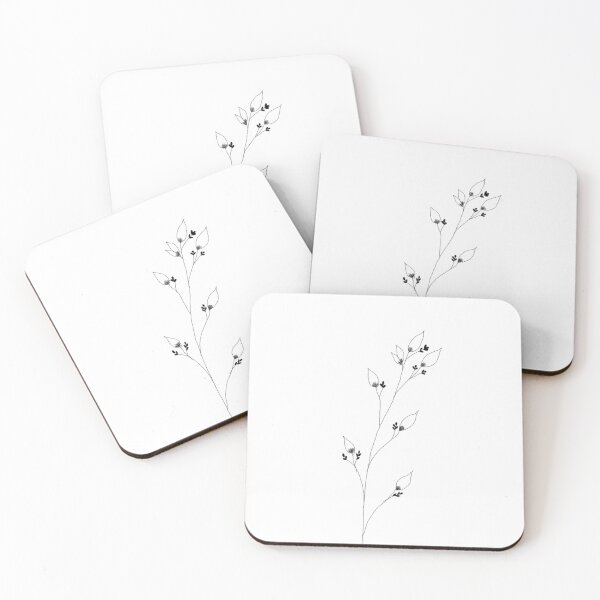 Item preview, White Leaves with Small Leaves designed and sold by phiaxann.