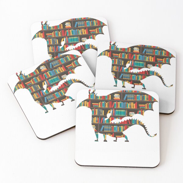 Item preview, Easily distracted by Dragon and Books nerds T-Shirt designed and sold by TheFlipRepublic.