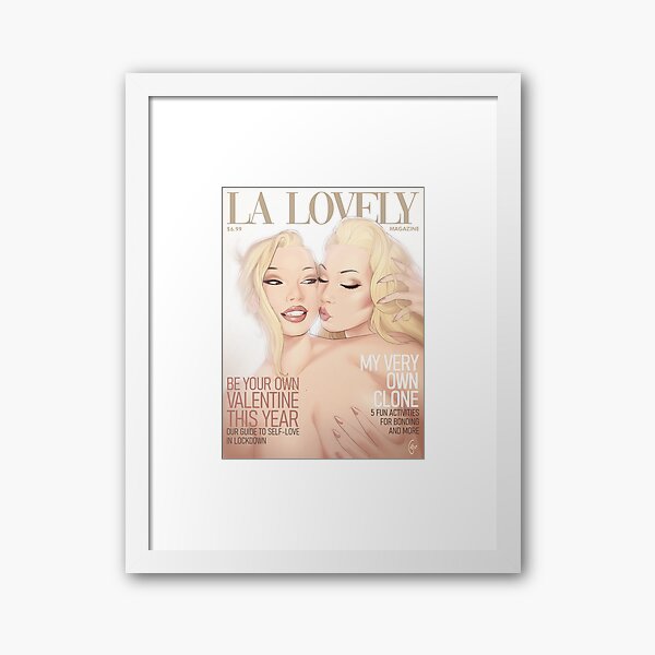 La Lovely - Self-Love Framed Art Print
