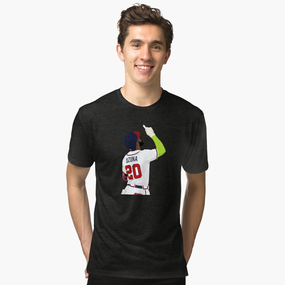 Marcell Ozuna - Mix It Up T-Shirt + Hoodie, Atlanta Braves