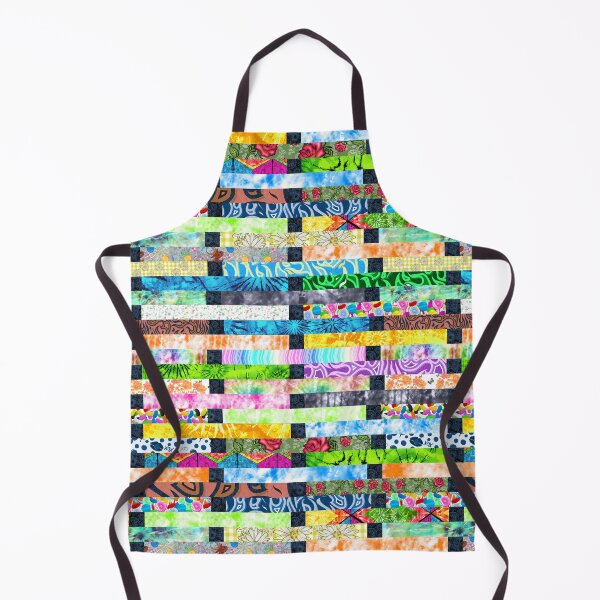 Item preview, Scrappy Strip Quilted Patchwork design designed and sold by Kelly Thompson.