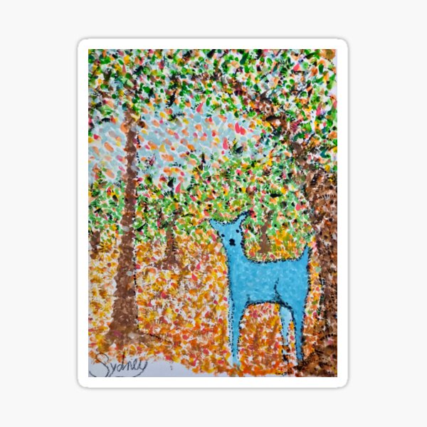 Item preview, Blue Bambi in the Woods designed and sold by Sydney Edmond.