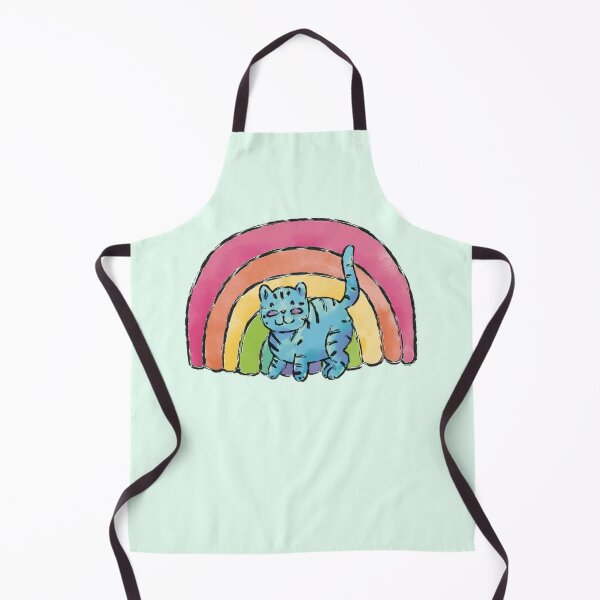 Item preview, Rainbow kitty designed and sold by FrenchieBoops.