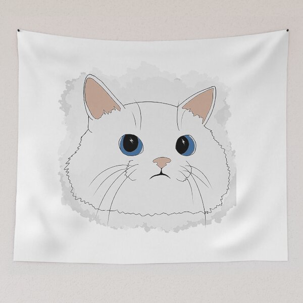 Artikelvorschau, Cute angry cat with blue eyes entworfen und verkauft von Luzdelaluna.