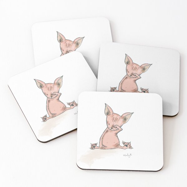 Item preview, Sleepy sphynx cat designed and sold by MintyBarlow.