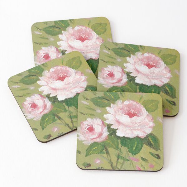Item preview, Pink Stemmed Roses designed and sold by Smalltownart.
