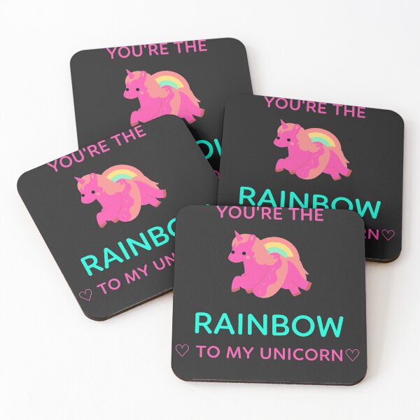 Item preview, You're The Rainbow to My Unicorn Queer Valentine  designed and sold by TrackinDaTrends.
