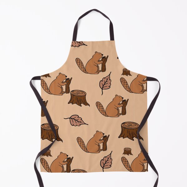 Item preview, Cute Brown Autumn Beaver Leaf Pattern designed and sold by bcide.
