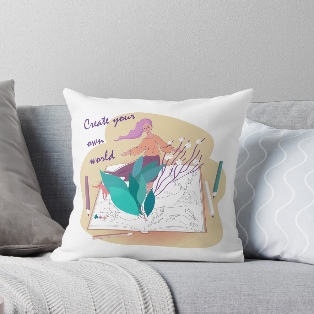 Item preview, Throw Pillow designed and sold by SpottedPilot.
