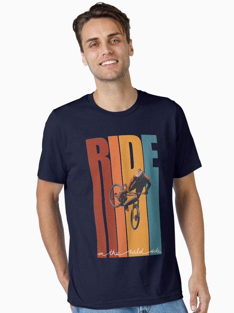 Retro Ride On The Wild Side Mountain Bike Art