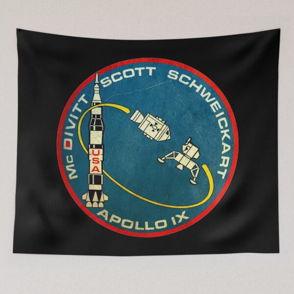 Item preview, vintage Apollo 9 logo designed and sold by trendistudio.