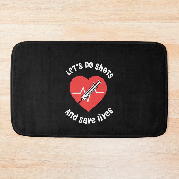 Item preview, Funny Valentine's Day Let's Do Shots and save lives Vaccine Gift Heart Love designed and sold by AliAze.