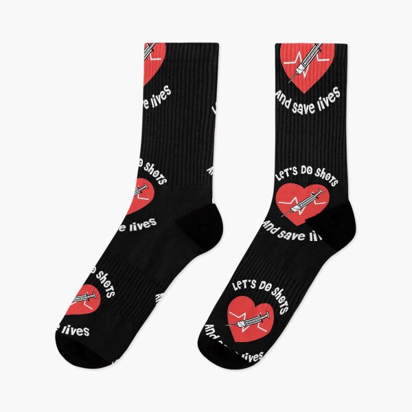 Item preview, Funny Valentine's Day Let's Do Shots and save lives Vaccine Gift Heart Love designed and sold by AliAze.