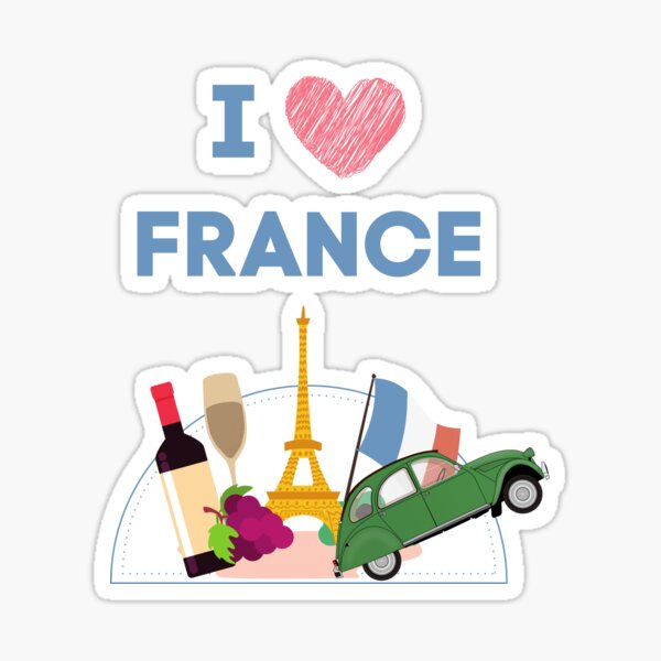 Item preview, I LOVE FRANCE designed and sold by TheFoxWizard.