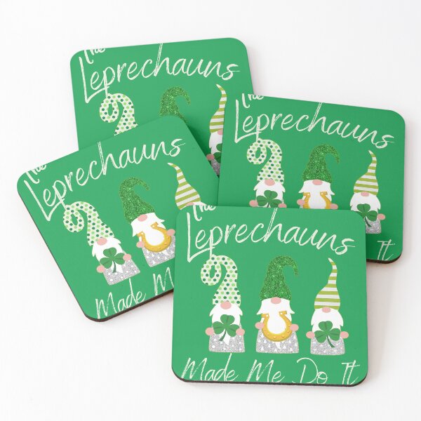 Aperçu de l'œuvre Les lutins m'ont fait le faire - Conception mignonne de la Saint-Patrick créée et vendue par Adonalyn.