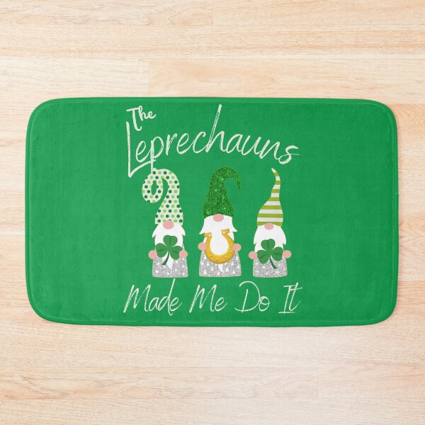 Aperçu de l'œuvre Les lutins m'ont fait le faire - Conception mignonne de la Saint-Patrick créée et vendue par Adonalyn.
