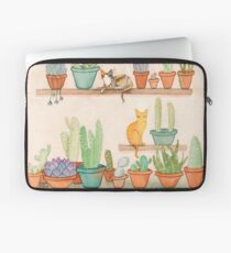 Cats and Cacti Laptop Sleeve