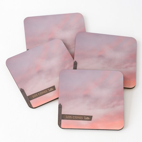 Item preview, The swans - Clouded sunset and sign designed and sold by ninasclicks.